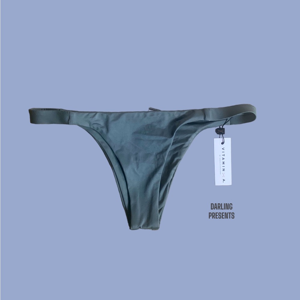Vitamin A Olive Green Bikini Bottom